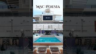 MSC Poesia 🚢 Luxury Cruise Tour 2026 | Inside the Poetic Ship 🌊✨ #Shorts