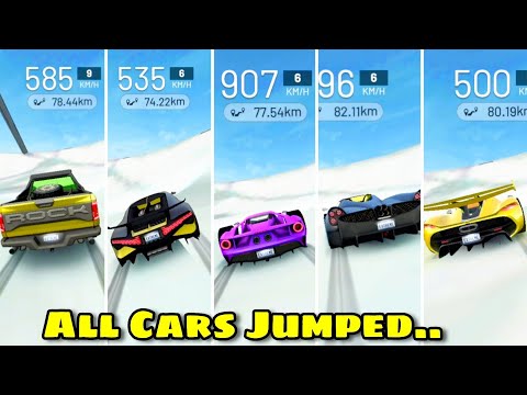 ALL ANGRY CARS JUMPED || extreme car driving simulator new update