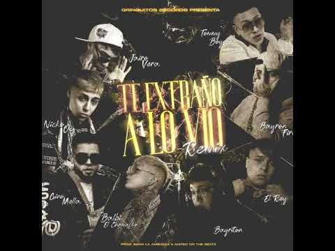 Te extraño a lo vio Remix