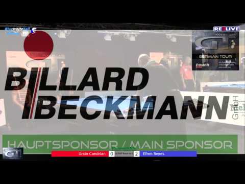 German Tour Finale 2015/2016 Ursin Candrian vs Efren Reyes powered by REELIVE