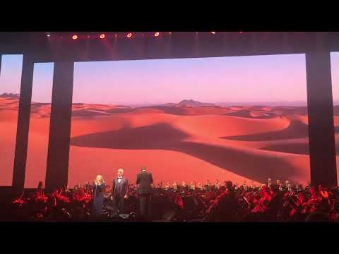 Andrea Bocelli and Helene Segara, Antwerp 05-03-2022, Canto della terra