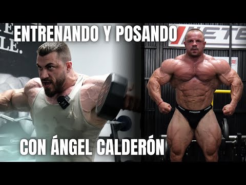 ENTRENAMIENTO DE HOMBROS Y POSING CON ANGEL CALDERON!