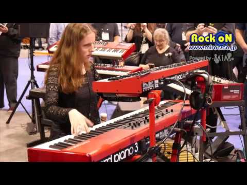 Nord Piano Demonstration in NAMM 2016 by Rock oN