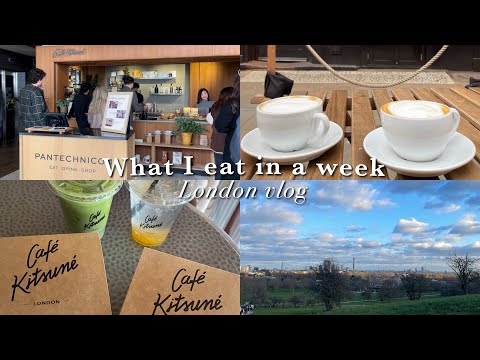 What I eat in a week - London Vlog | cafe kitsune, covent garden, kensington garden, brunch