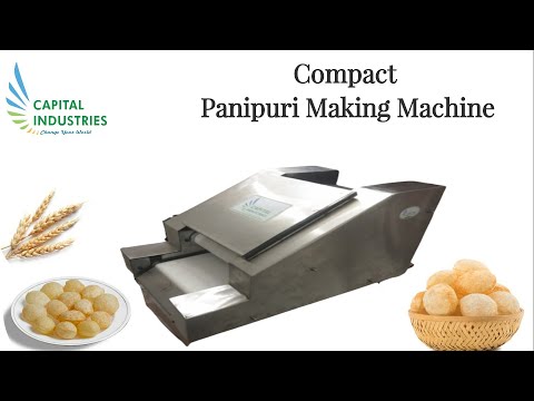 Mini Compact Panipuri Making Machine