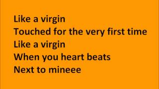 Like A Virgin Glee ( Lyrics )
