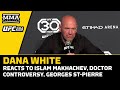 Dana White Reacts To Islam Makhachev, Doctor Controversy, Georges St-Pierre | UFC 294 | MMA Fighting