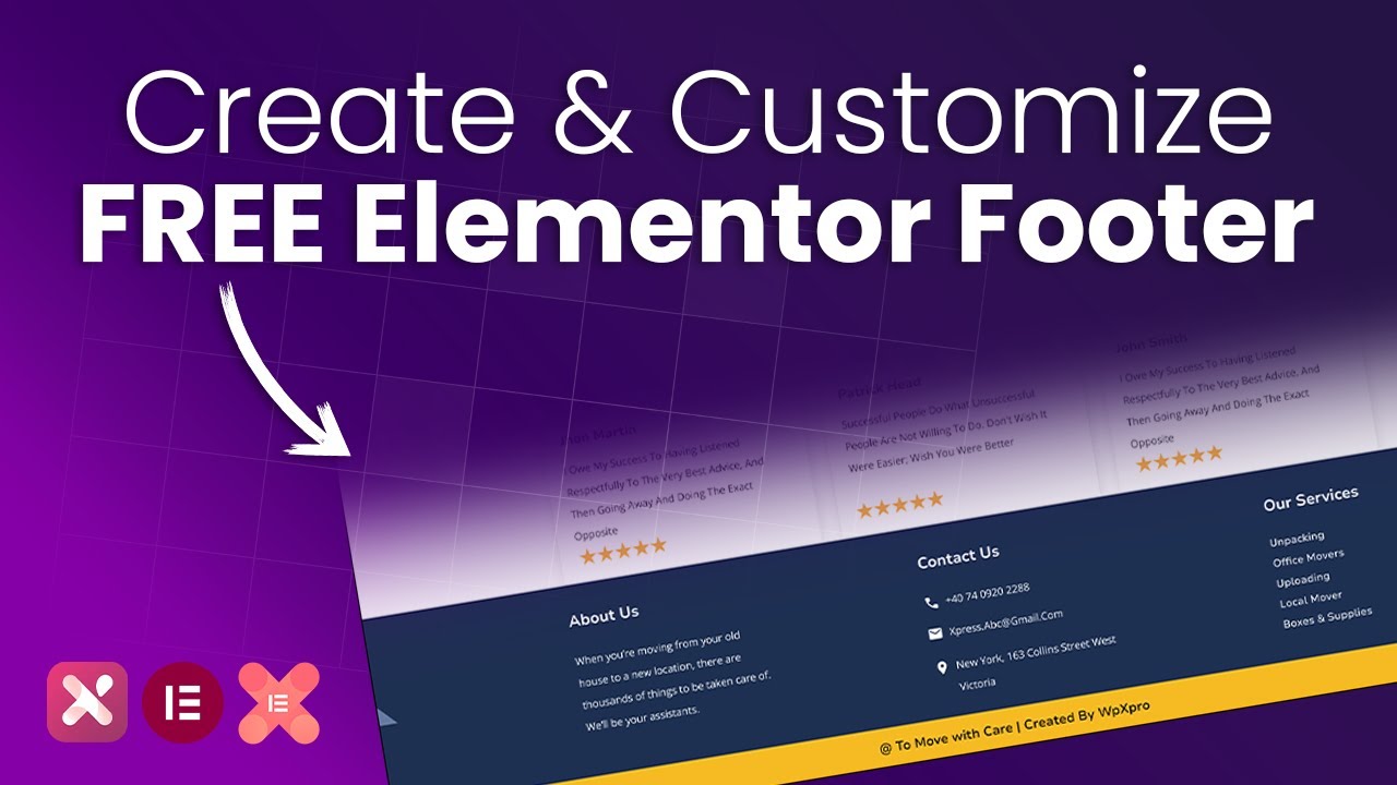 FREE Elementor Custom Footer | Tutorial 2026
