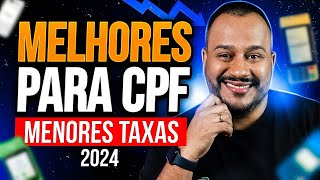Qual a MELHOR MÁQUINA de Cartão para CPF com a MENOR TAXA do Brasil em 2024? [ATUALIZADO]