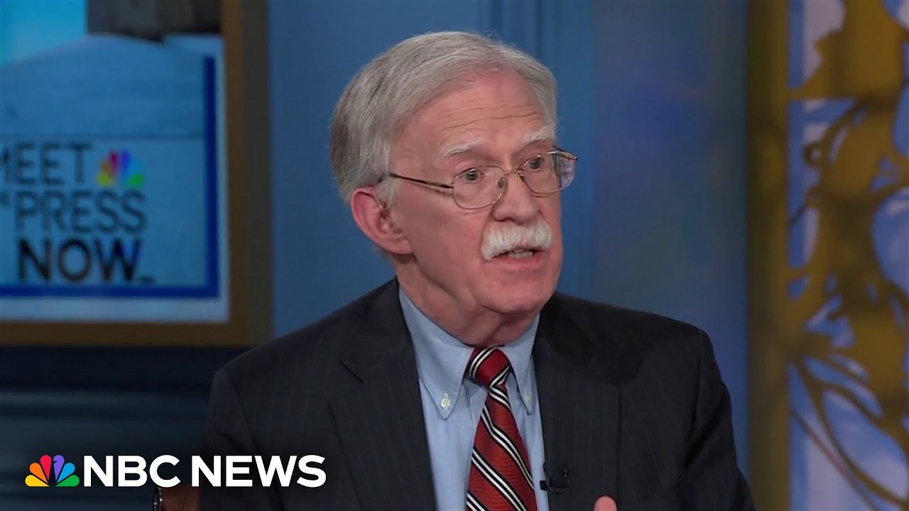John Bolton calls war in Iran ‘Trump’s self-inflicted wound’ amid economic concerns