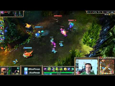 Phreak - Kog'Maw vs Caitlyn - bot «Beast» [w/comments] (Diamond king)