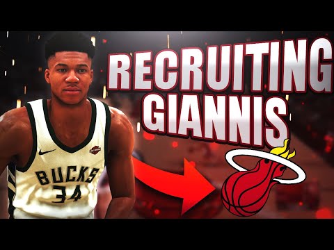 NBA 2K21 MyCAREER Ep. 8 - ROOKIE SWISH MAKES RECRUITING PITCH TO GIANNIS WITH CRAZY DOUBLE DOUBLE!