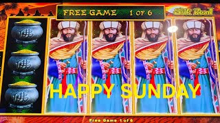 Happy Sunday!!! Big Win on Silk Road: Dragon Link and Some Genghis Khan.