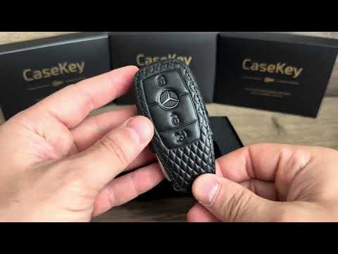 Кожаный чехол для ключа Mercedes - фото 1 - id-p1420009121