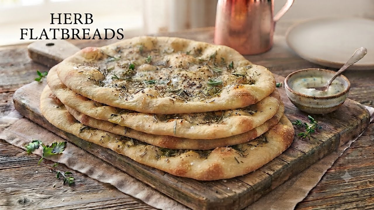 Quick Flatbread Without Yeast - Video Tutorial video thumbnail
