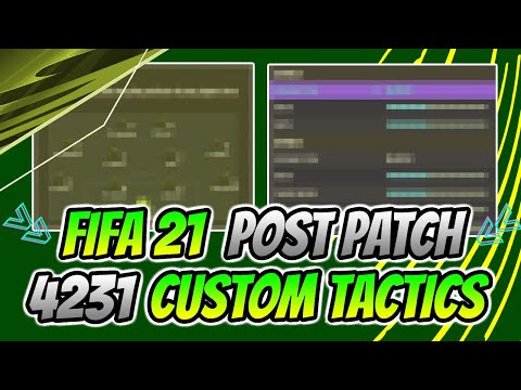 FIFA 21 *NEW* MOST META 4231 PRO PLAYER CUSTOM TACTICS & PLAYER INSTRUCTIONS | POST PATCH | FUT 21!!