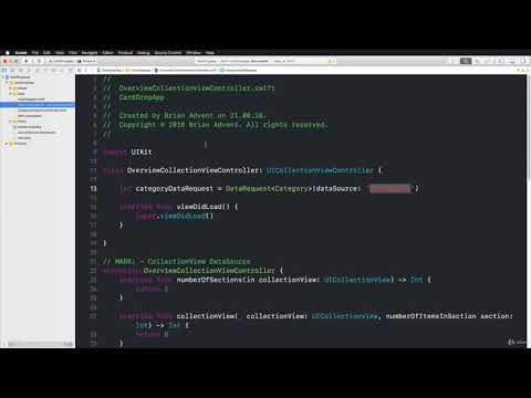 From Sketch Design to iOS 12 App with Swift 4 and Xcode 10 : Load Category Data