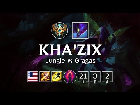 Kha'Zix Jungle vs Gragas - NA Challenger Patch 8.19