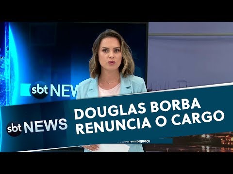 Douglas Borba renuncia o cargo | SBT News (19/05/20)