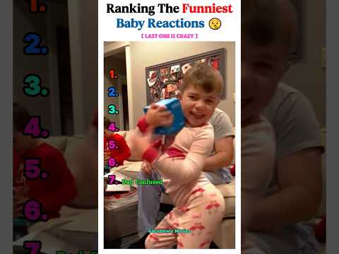 Ranking The Funniest Baby Reactions Ever Part 2 😄