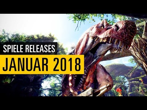 Spiele-Releases im Januar 2018 - PC und Konsolen