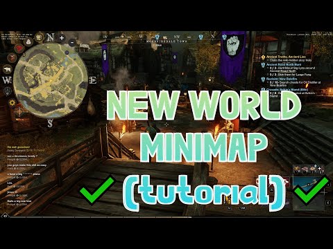 NEW WORLD - Mini-map tutorial all features and fixes + extra things you can do with it