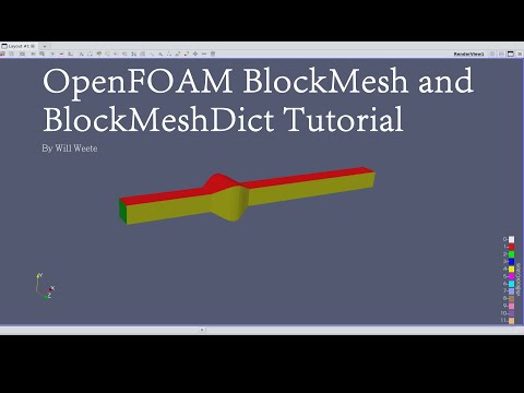 BlockMesh and BlockMeshDict Comprehensive Tutorial with Simple Simulation - OpenFOAM 11