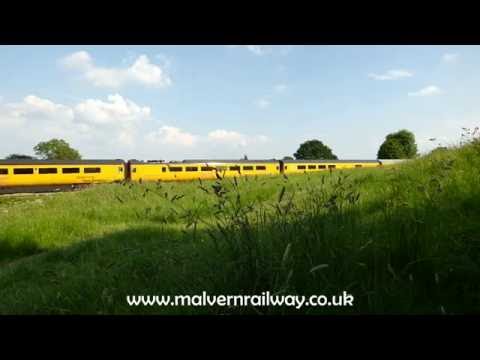 Network Rail's New Measurement Train (NMT) visits Malvern Wells