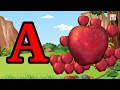 A For Apple Phonics Song With A To Z ABC Alphabet Songs With Sounds For Children Babies Rhymes