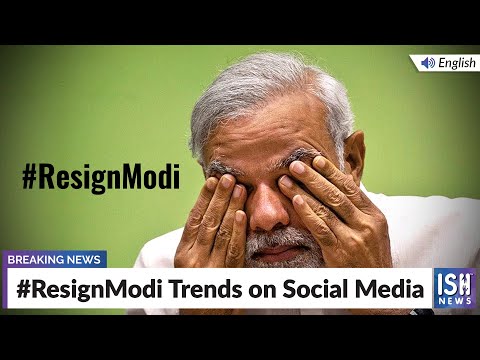 #ResignModi Trends on Social Media