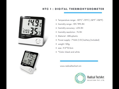 Digital humidity meter