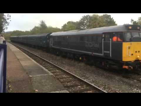 Class 31 returning to Okehampton with thumper units