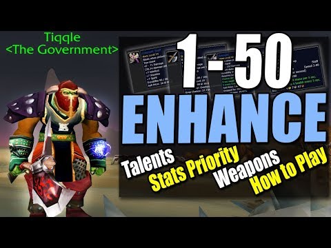 🍦Classic Enhance Shaman 1-50: Talents, Stats, Weapons, How to Play