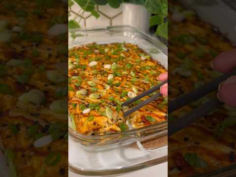 Salmon sushi bake is always a hit!