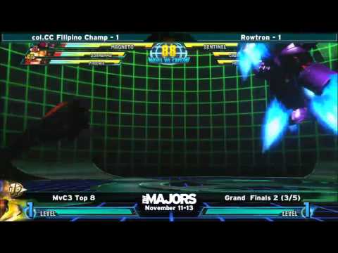 Northwest Majors MvC3 Top 8 - col.CC Filipino Champ vs Rowtron - Grand Finals (1_2)