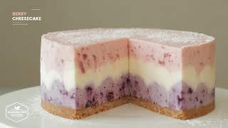 노오븐 베리 듬뿍! 치즈케이크 만들기 : No-Bake Berry Cheesecake Recipe | Cooking tree