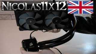 Video thumbnail for Corsair Hydro Series H100i Water Cooler Review + OC Results by Nicolas11x12 English