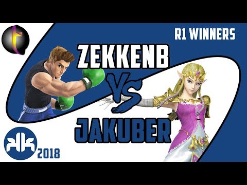 KKON18 Main Event: SSB Wii U - WR1 - ZekkenB vs Jakuber