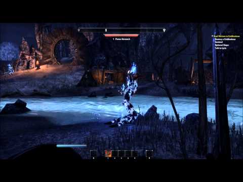 Elder Scrolls Online BETA Walkthrough Part 1 (Daggerfall Covenant - Dragonknight) 1080p Gameplay