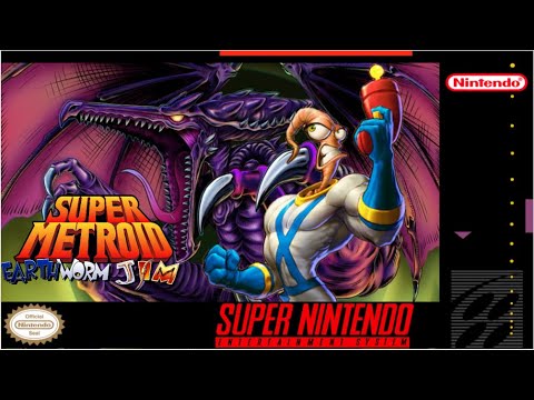 Super Metroid: Earthworm Jim - Hack / Mod (SNES)