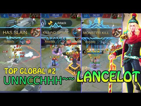 Top Global Lancelot 2 Perfect Dive Kill Inside Tower By  UNNCCHHH~~- Mobile Legend: Bang Bang