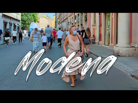 AN INCREDIBLE WEEKEND IN MODENA. !!! Italy - 4k Walking Tour around the City - Travel Guide. #Italy
