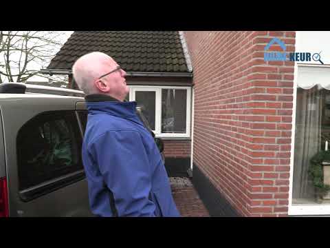 Visuele inspectie van de gevel bij aanvang bouwtechnische keuring