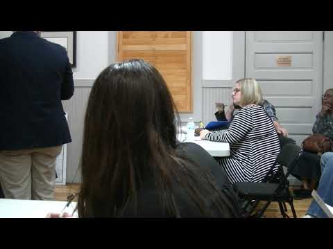 Hoschton Work Session PT 1 November 7, 2019