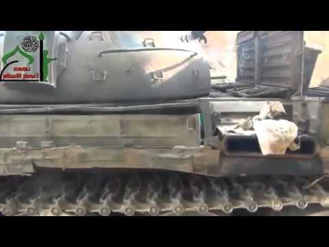 الإستلاء على دبابة لقوات النظام من قبل ألوية وكتائب الصحابة في ريف دمشق