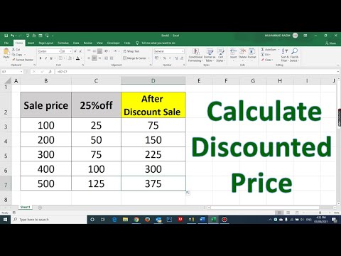 How to calculate discount rate or price in Excel Calculate Percentage Discount in Excel | discount