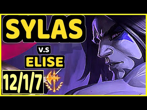 HARU (SYLAS) vs ELISE - QUADRAKILL 12/1/7 KDA JUNGLE CHALLENGER GAMEPLAY - KR