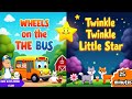 Wheels On The Bus Best Nursery Rhymes Compilation Songs For Kids Toddlers