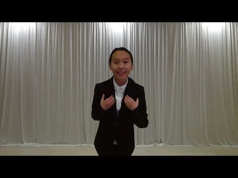 2020 NSDA National Champion — Middle School Humorous Interp, Cat-Tam Huynh (7th Grd, Velásquez Acad)