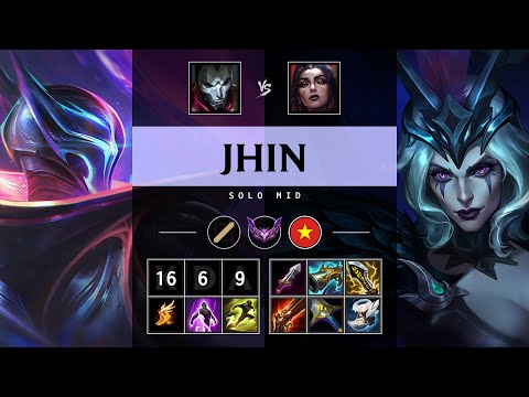 Jhin Mid vs LeBlanc - VN Master Patch 25.07
